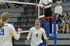 Volleyball vs Emerson  Wheaton College Women's Volleyball vs Emerson College. - Photo by Keith Nordstrom : Wheaton, Volleyball, VB2019